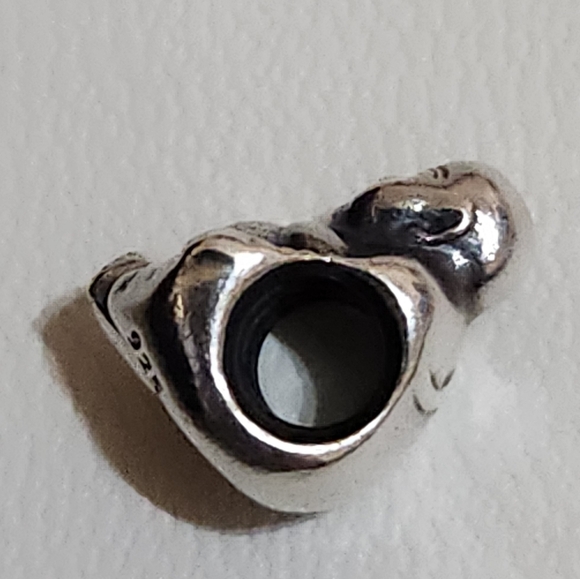 Pandora Sterling Silver Smiling Buddha Charm Bead - Picture 4 of 7